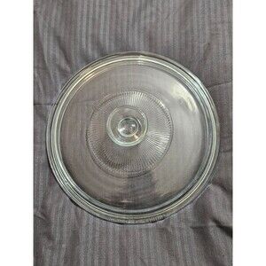 Vintage Pyrex Replacement Lid Pyrex G1C Aqua tint 8.75" Diameter EUC